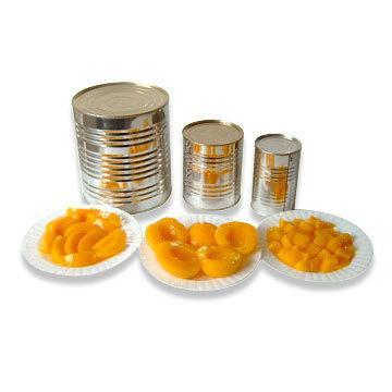 Halves Sweet Canned Yellow Peach In Syrup