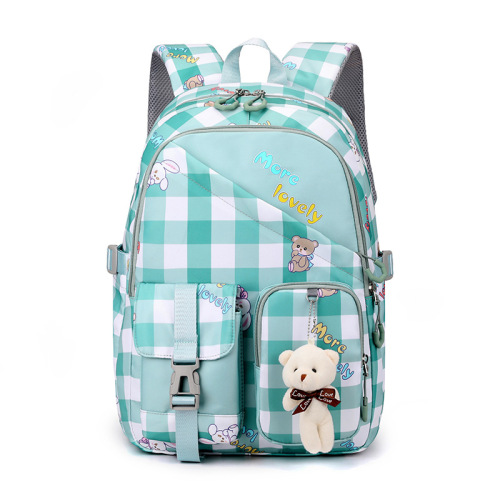 Kaninchen -Cartoon Druckschule Rucksack Mädchen