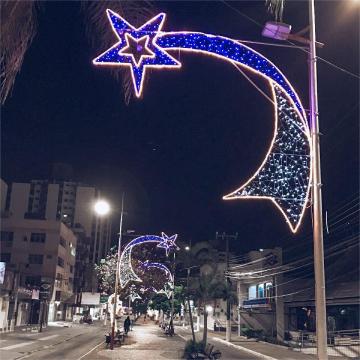 Outdoor Christmas 2D LED Street Pole Decoration Lights
