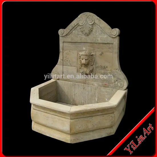 Natural Limestone Antique Stone Wall Fountain (YL-Z010)