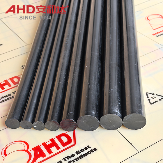 Pure Black PA66 Rods