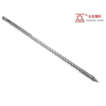 Nitriding Hardened Alloy Injection Molding Screw for Plastic Chair Production