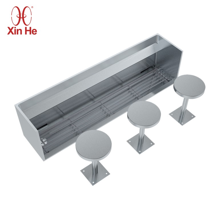 stainless steel wudu sink