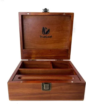Dark Brown Wooden Box - Wood Storage Boxes for Gift Pack