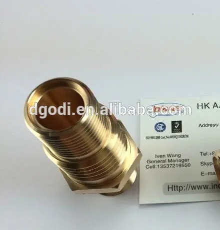 BNC female bulkhead RG58U brass connector electronic connector