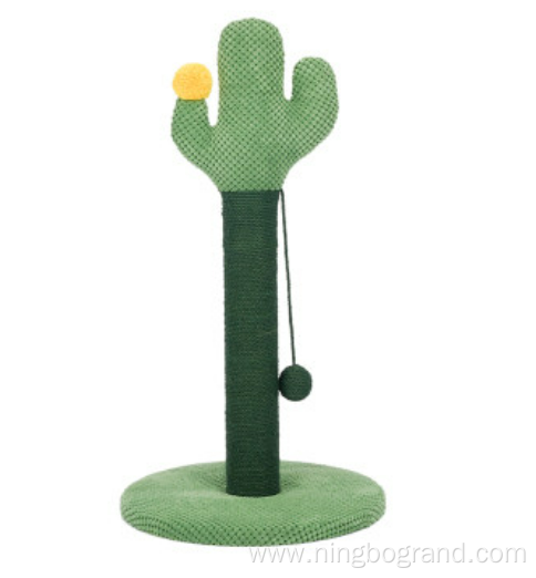 Cactus Scratching Post with a Teaser Ball