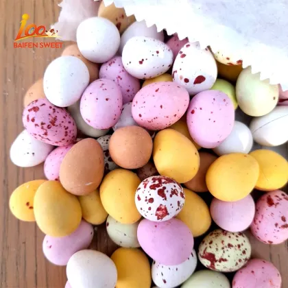 Chocolate Flavor Mini Eggs - 500g Bag for Easter Decoration