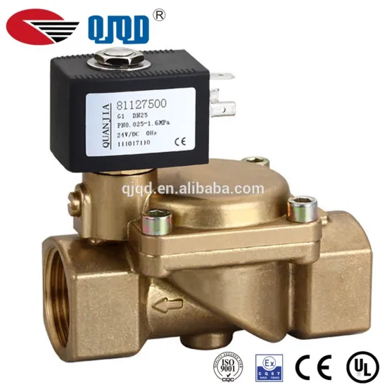 2-2 way G1 16bar brass solenoid valve
