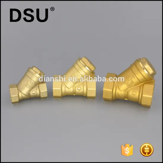 Forged brass Y strainer valve / brass filter valve