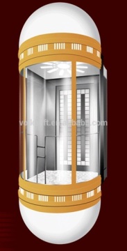 EN81 Standard Panoramic Lift for Shopping Mall