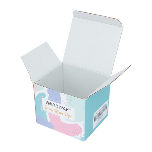 white paper box for skincare cosmetics packaging box