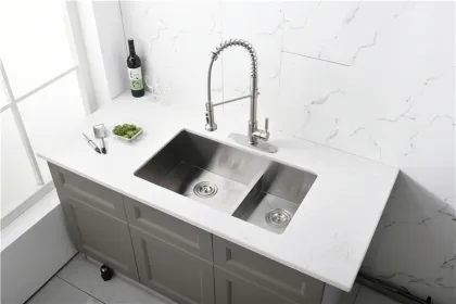 Double Bowl Undermount Kitchen Sink