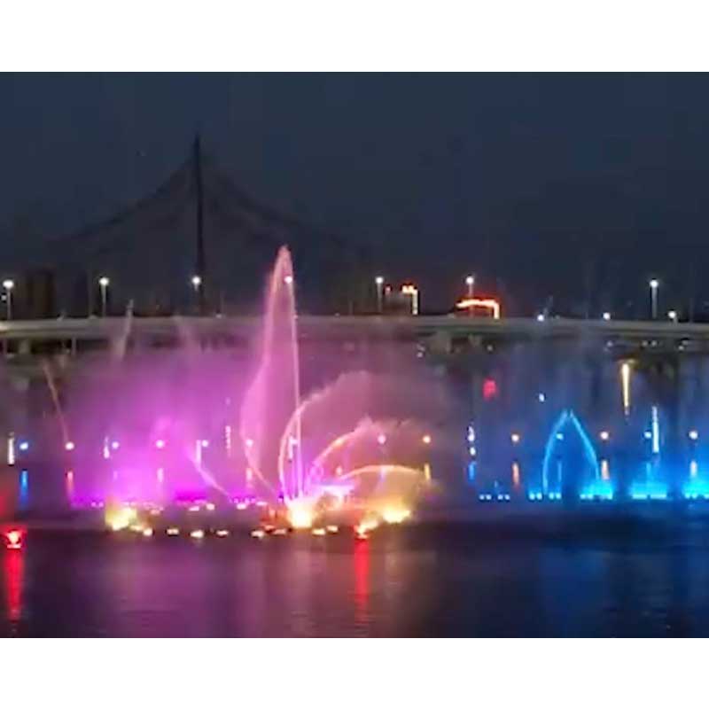 Super Commercial Center Colorful Multimedia Musical Fountain