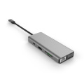 Estación de acoplamiento USB C HUB HDMI VGA Adaptador