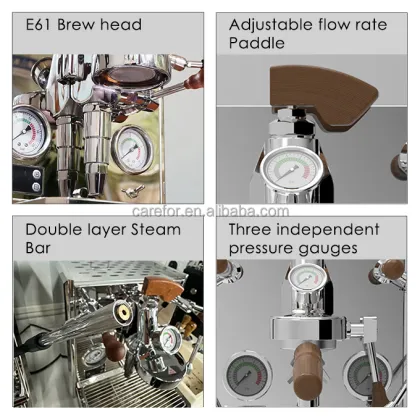 Commercial Espresso Coffee Maker - 15 Bar Manual Espresso Machine