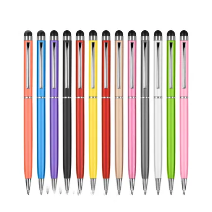 Ritz Carlton Hotel Custom Promotional Twist Steel Metal Pen with Logo