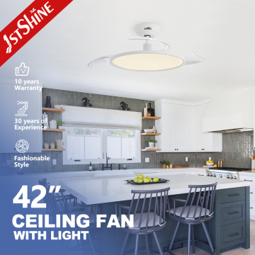 1stshine LED Ceiling Fan: White, Low Power, Eye Protection, Invisible Design