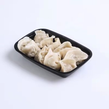 Disposable Rectangular Food Containers with Dividers for Restaurant Lunch Boxes