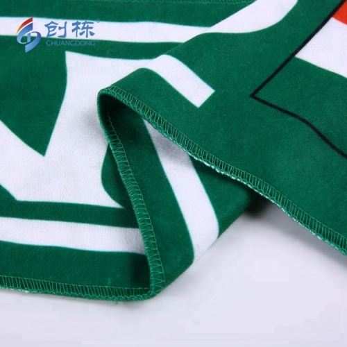 custom design scarves printed football fleece scarf