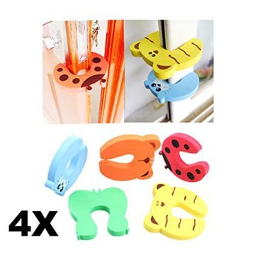 Cute Animail Design Child Sartoon Safety Door Stopper Eco-friendly Door Clip Card Security Safe Anticollision Corner Guards