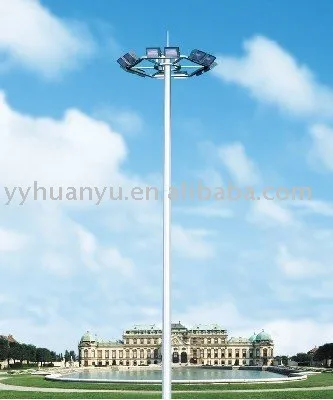 high mast street lamp poles