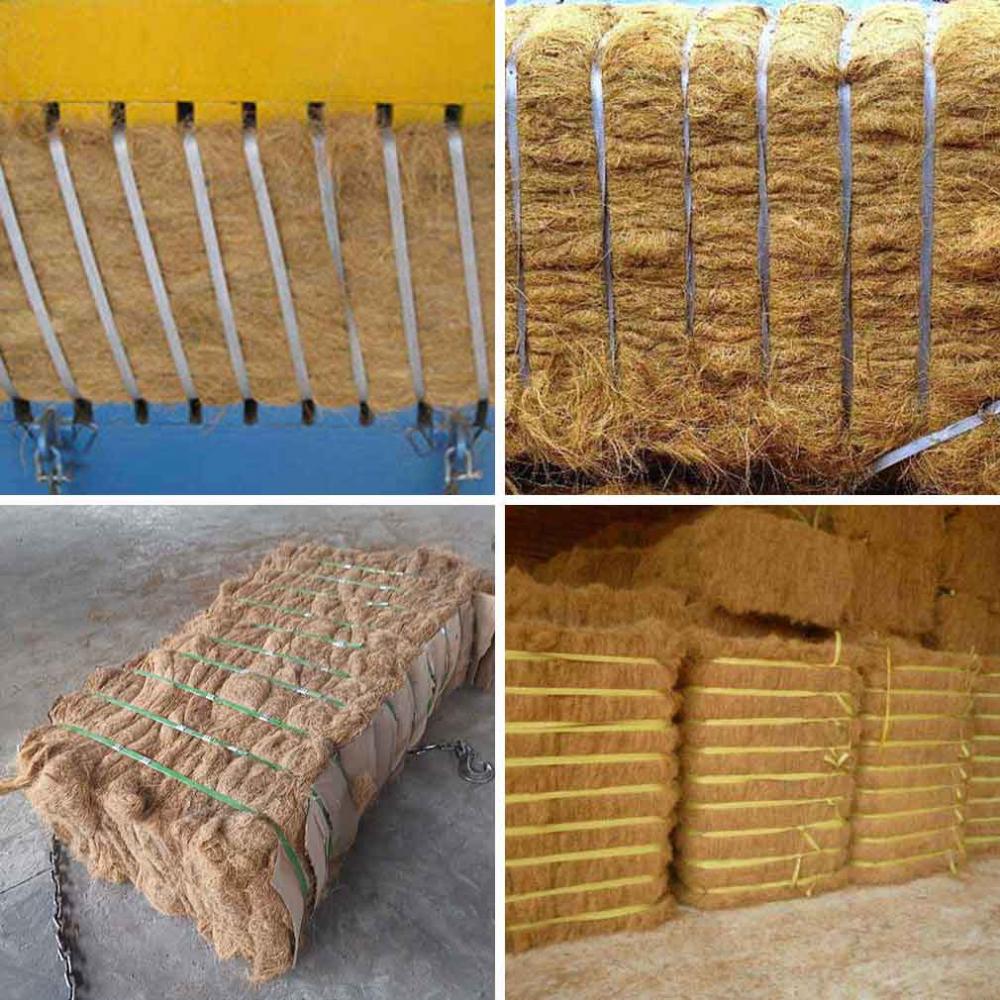 High Density Palm Fiber Baler Machine