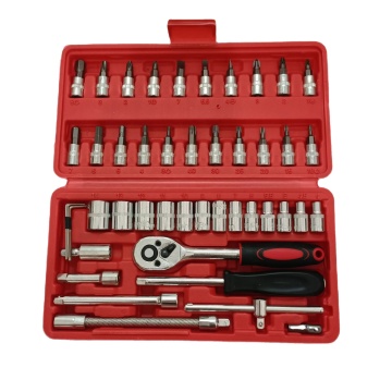 46PCS Multifunctional Car Socket Wrench Hand Tool Set
