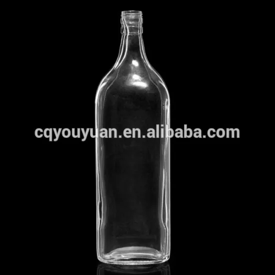 Fancy Clear 3000ml Round Largest Glass Bottle Manufacturer