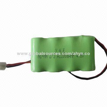 NiMH battery, 2/3A 4.8V, 1,100mAh for digit products
