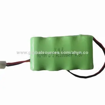 NiMH battery, 2/3A 4.8V, 1,100mAh for digit products