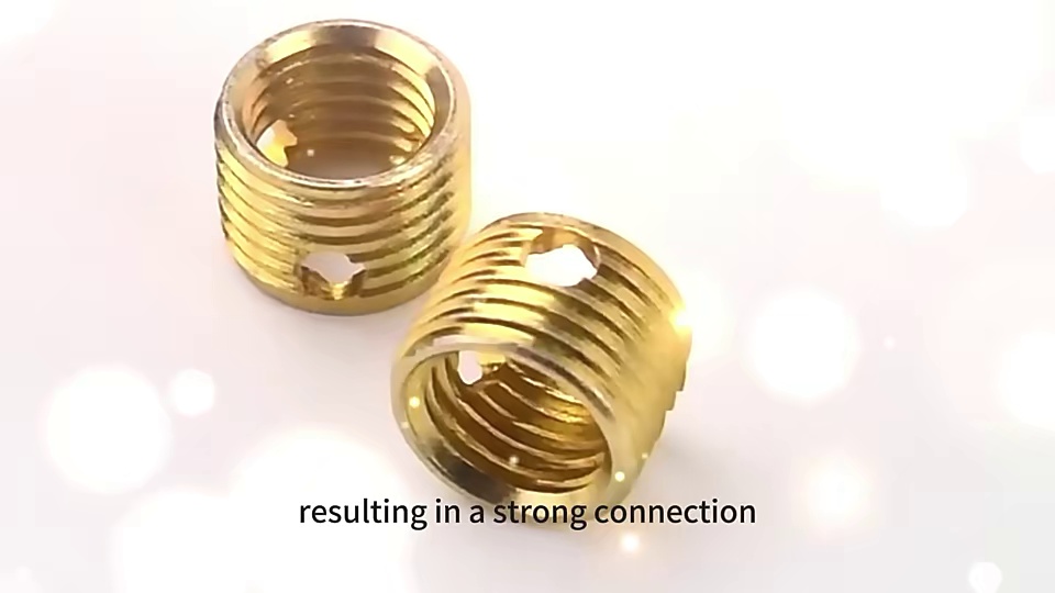 Stainless Steel 304 Key-Locking Fasteners M2 Wire Thread Inserts for Metal and Wood Furniture Repair