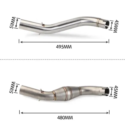 Replacement Modified Exhaust Link Pipe for BEN-ELLI BJ 600 BN600