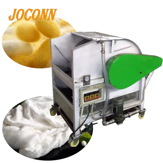 Automatic Silkworm Cocoon Reeling Machine: Silk Spinning and Cotton Opener
