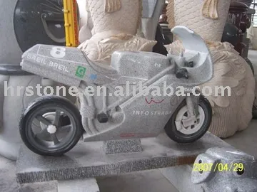 car moder granite artwork carving