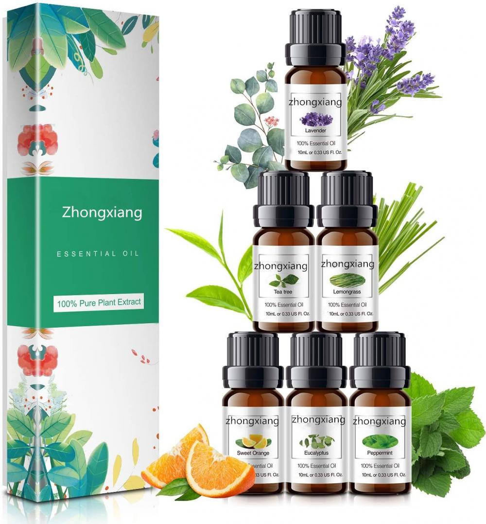 Therapeutic grade essential oil set bulk