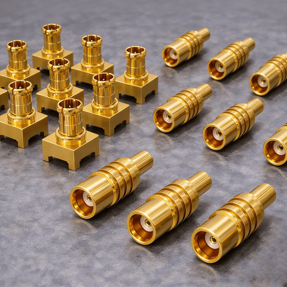 brass precision turned components