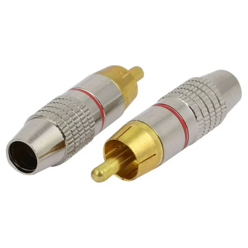 Gold Plated Soldering RCA Phono Jack Connector