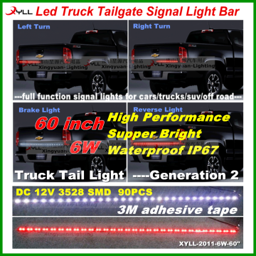 high intensity 90 led strip tailgate light bar 12V for trucks tail light signals