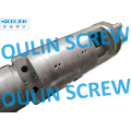 Produce 45/90 Twin Conical Screw Barrel for PVC Extrusion