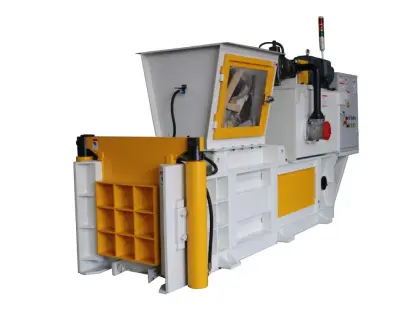 Scrap iron and scrap aluminum baler machine