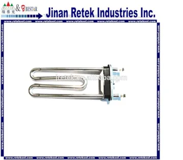 Washing machine tubular heater