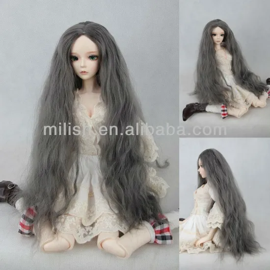 beautiful wholesale BJD blonde doll wig for american girl doll BJDW-0057