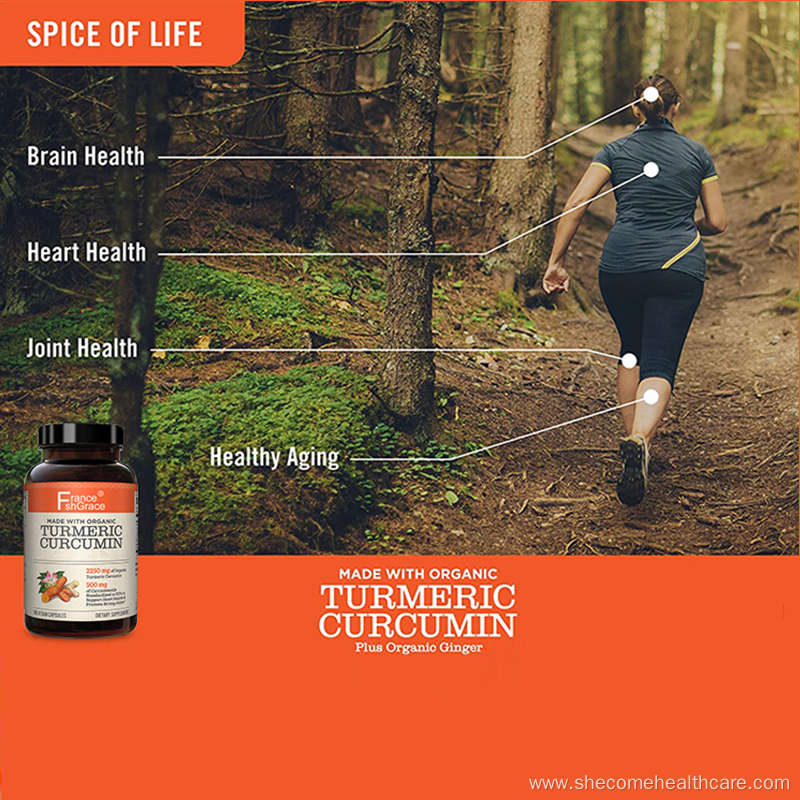 curcumin turmeric Capsules delay aging curcumin supplements