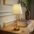 Cordless Tapered Shade Gold Rechargeable Accent Lighting