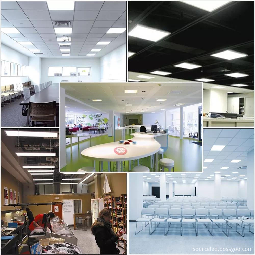 10w-35w led flat panel ceiling light fixture 2700K