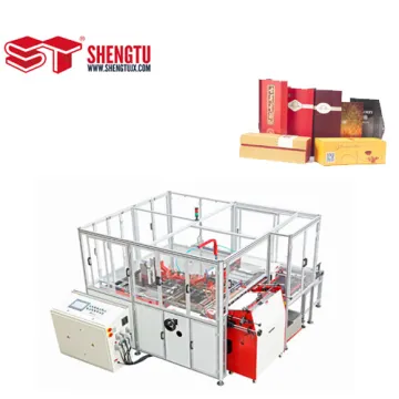 Automatic wine box making machine