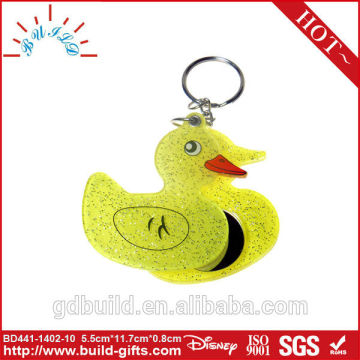 china direct line sales acrylic mirror keychains