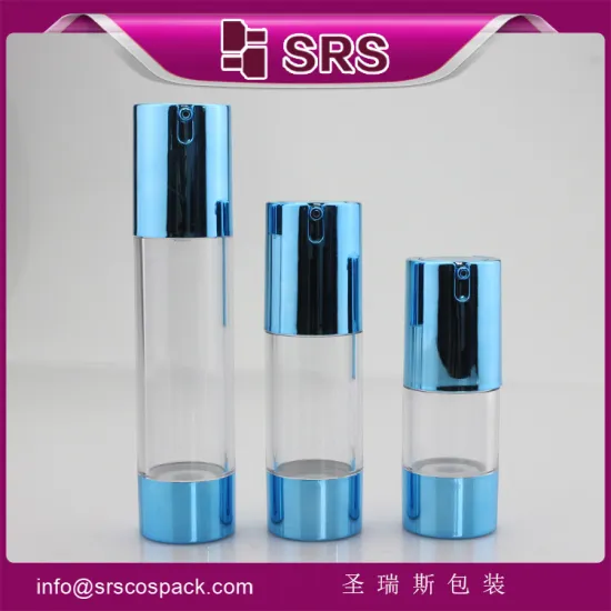 SRS supply airless 15ml 30ml 50ml slimming essence bottle