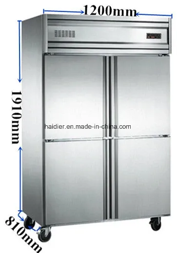 4 Doors Commercial Refrigerator Freezer