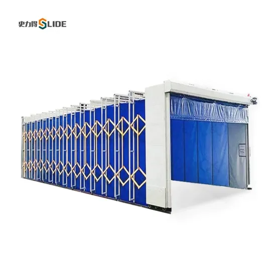 Factory price retractable spray paint booth  powered by electricity  high quality  paint booth downdraft paint booth  in China
